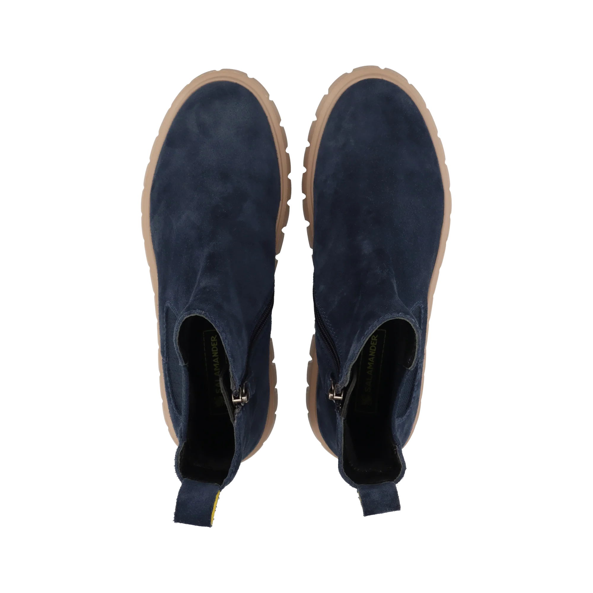 Leder Chelsea-Stiefelette Dunkelblau - Image 6