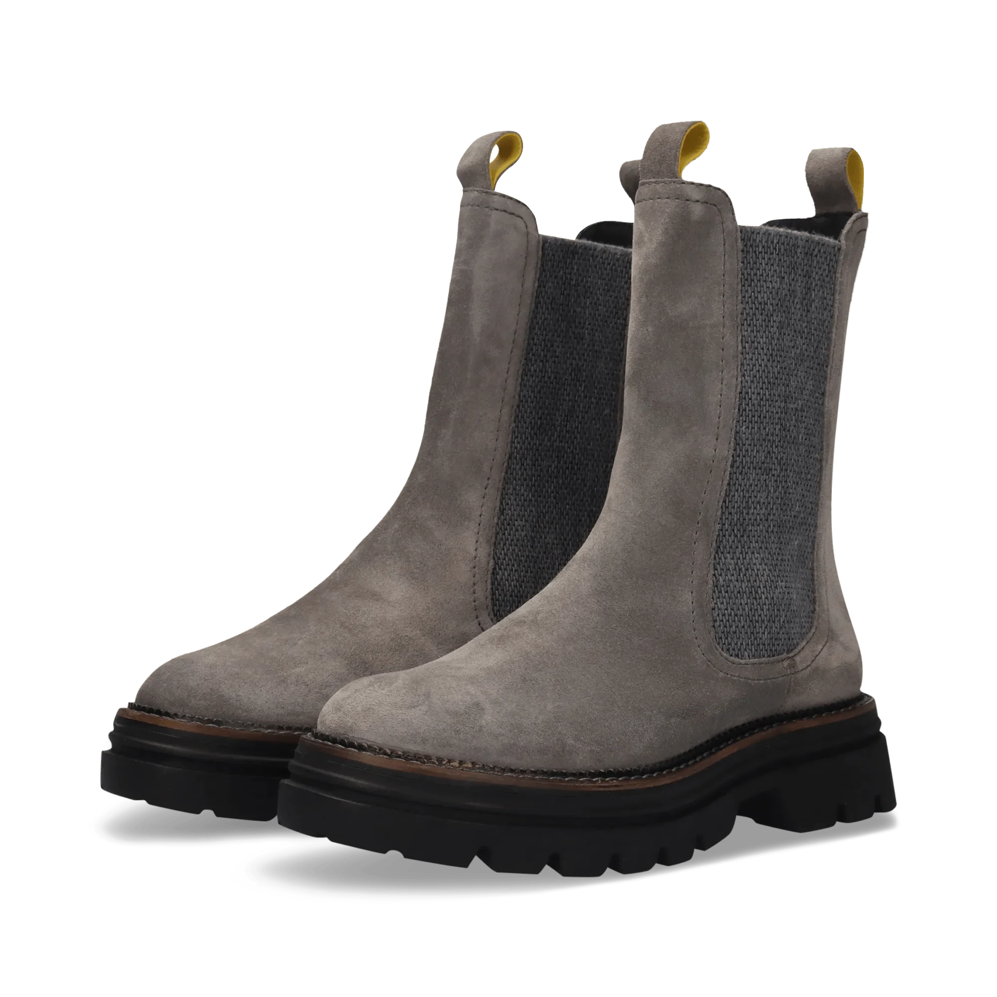 Leder Chelsea-Stiefelette Dunkelgrau - Image 2