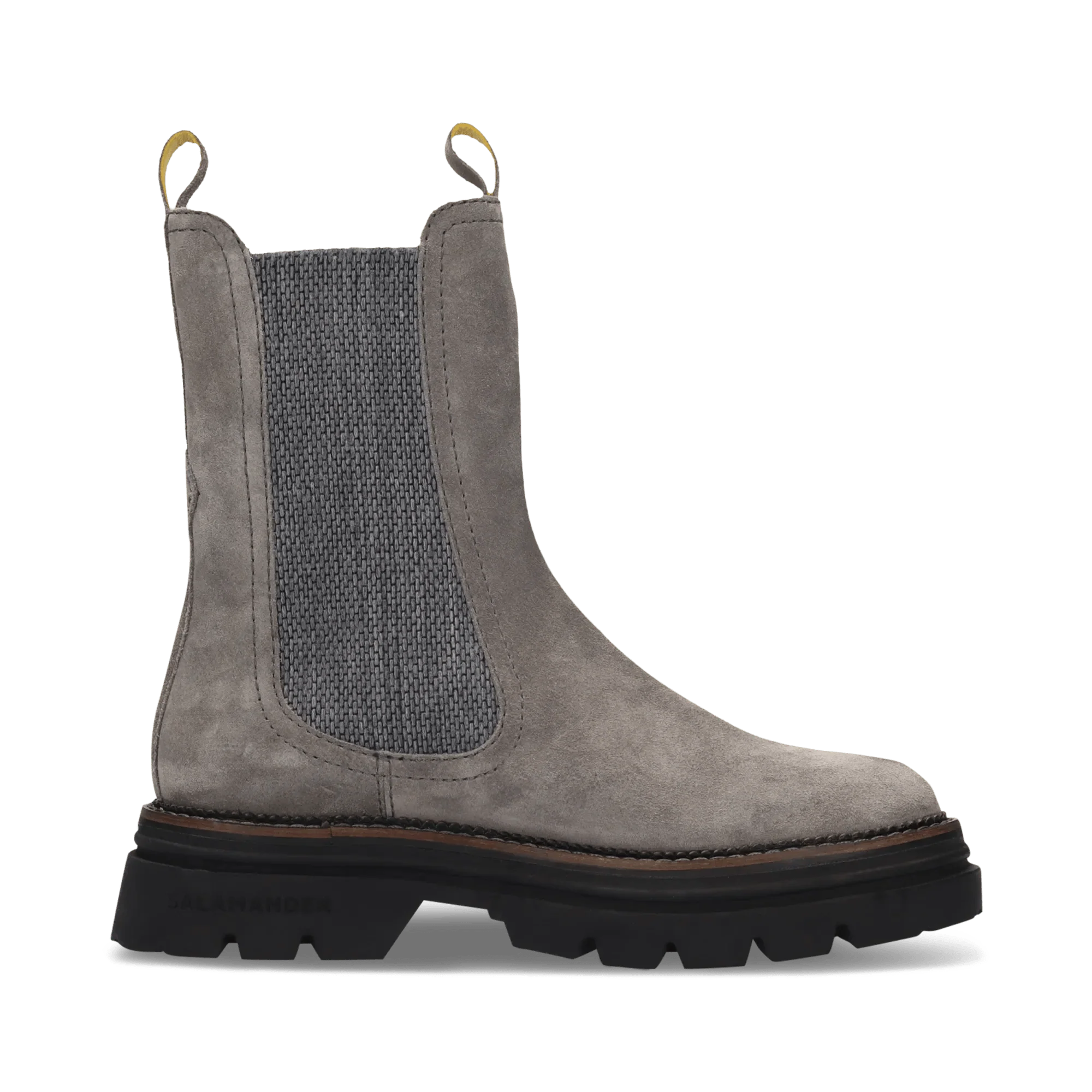 Leder Chelsea-Stiefelette Dunkelgrau - Image 3
