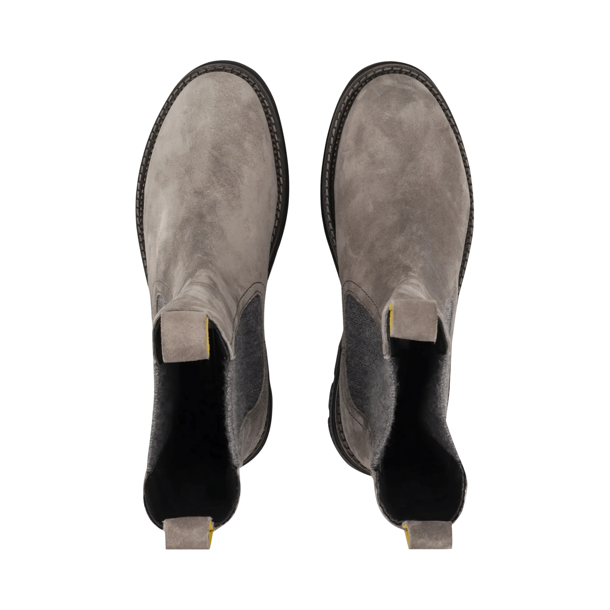 Leder Chelsea-Stiefelette Dunkelgrau - Image 6