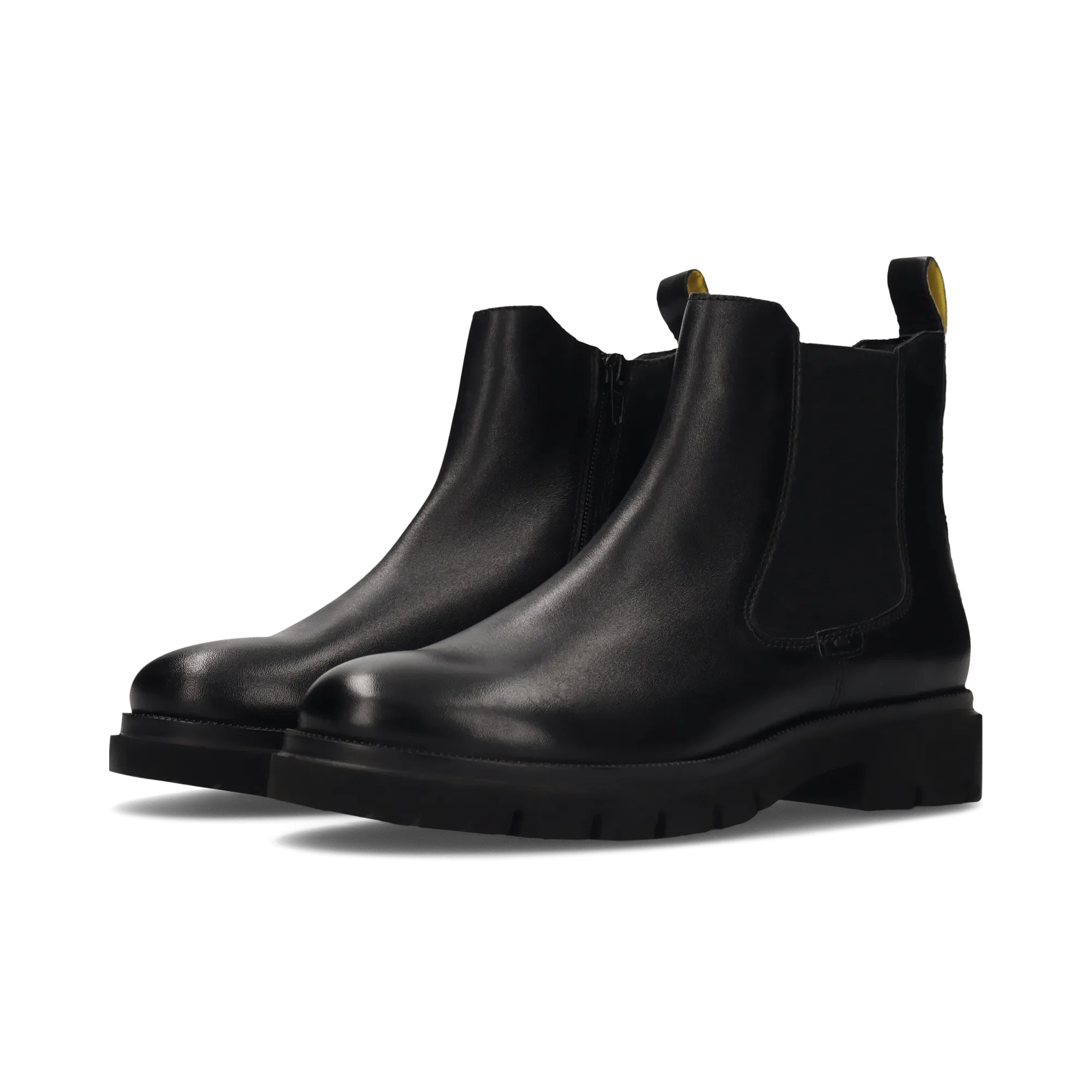 Leder Chelsea-Stiefelette Schwarz - Image 2