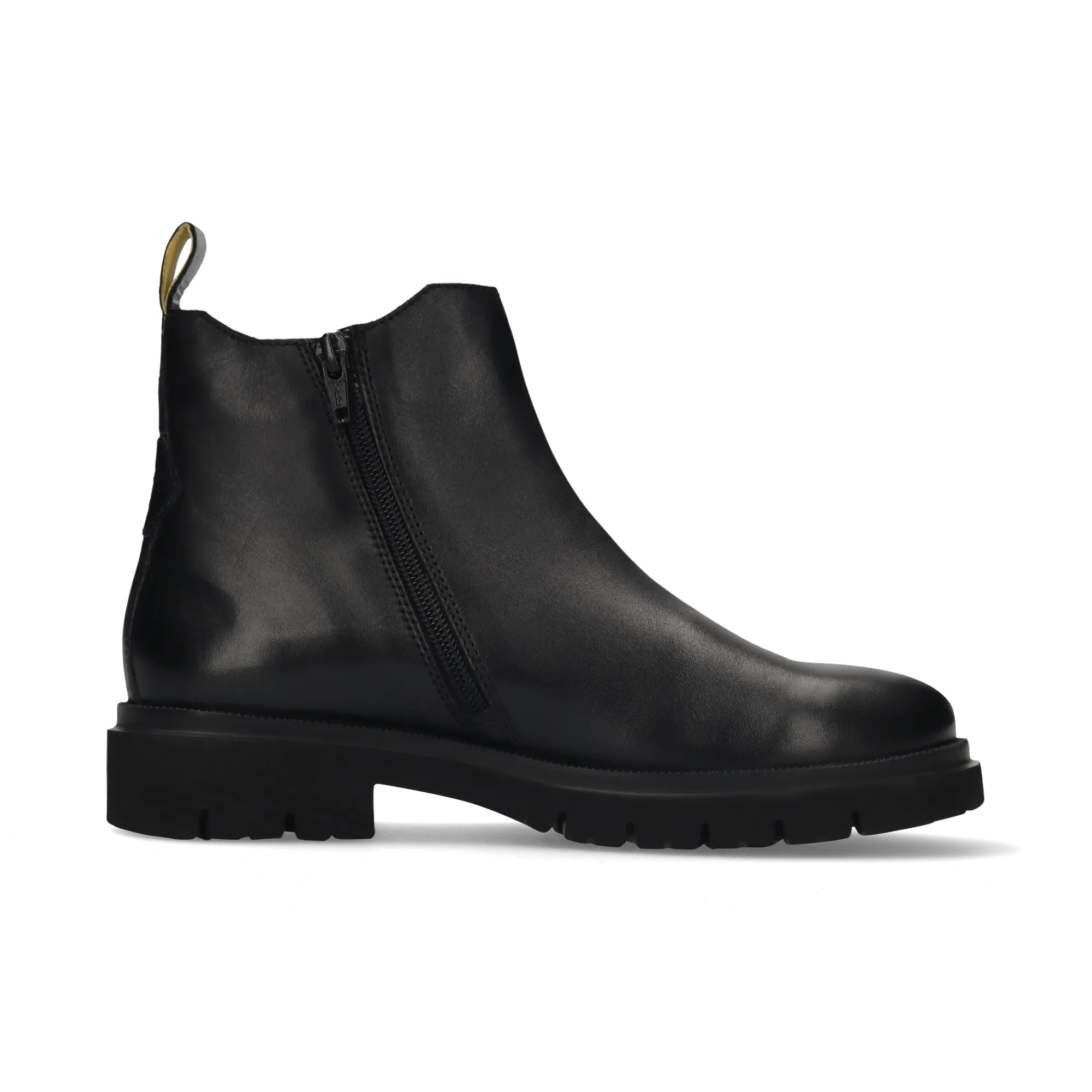 Leder Chelsea-Stiefelette Schwarz - Image 3