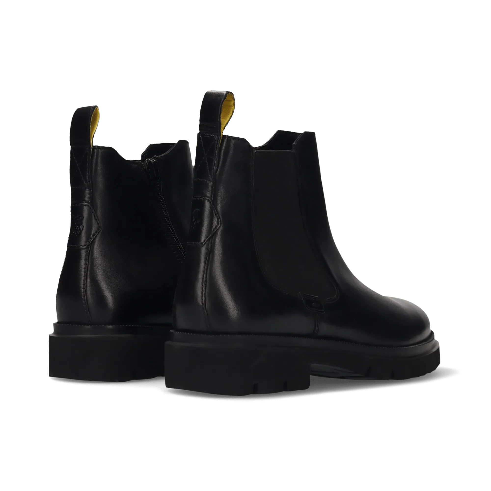 Leder Chelsea-Stiefelette Schwarz - Image 4