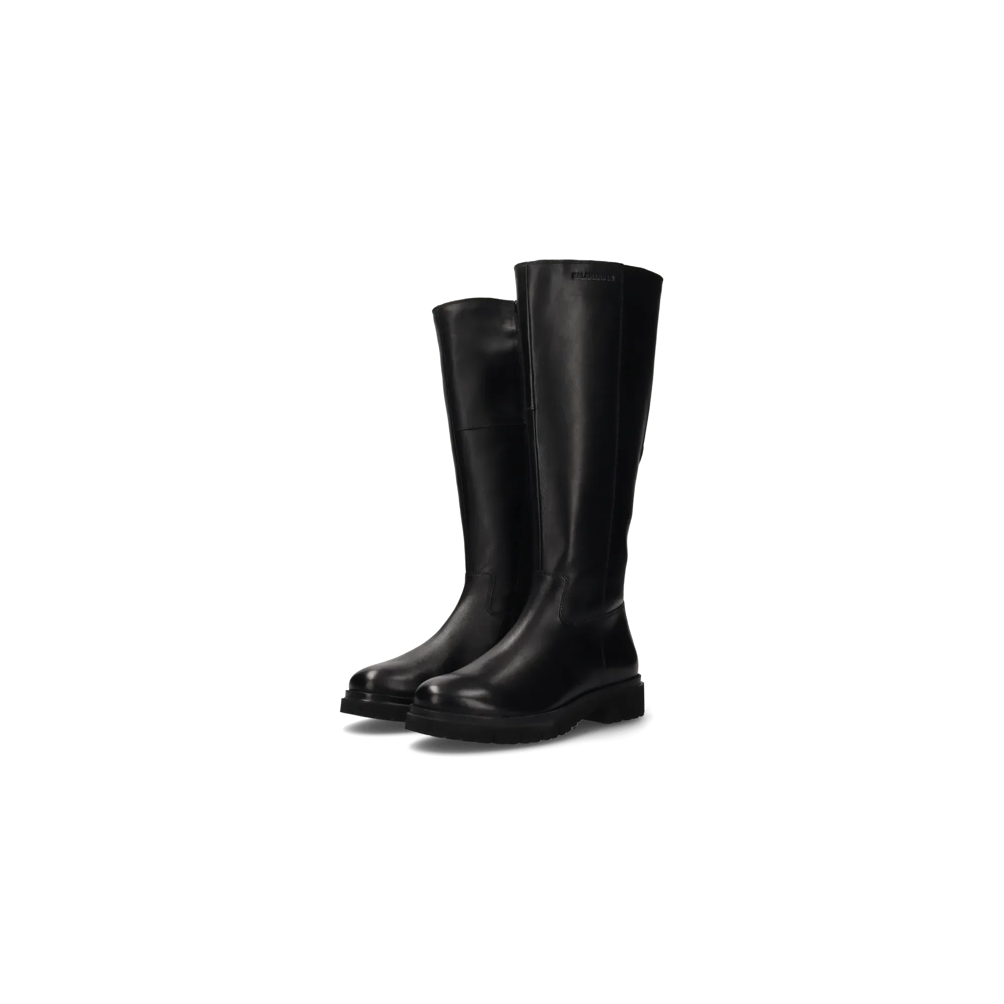 Leder Langschaftstiefel Schwarz - Image 2