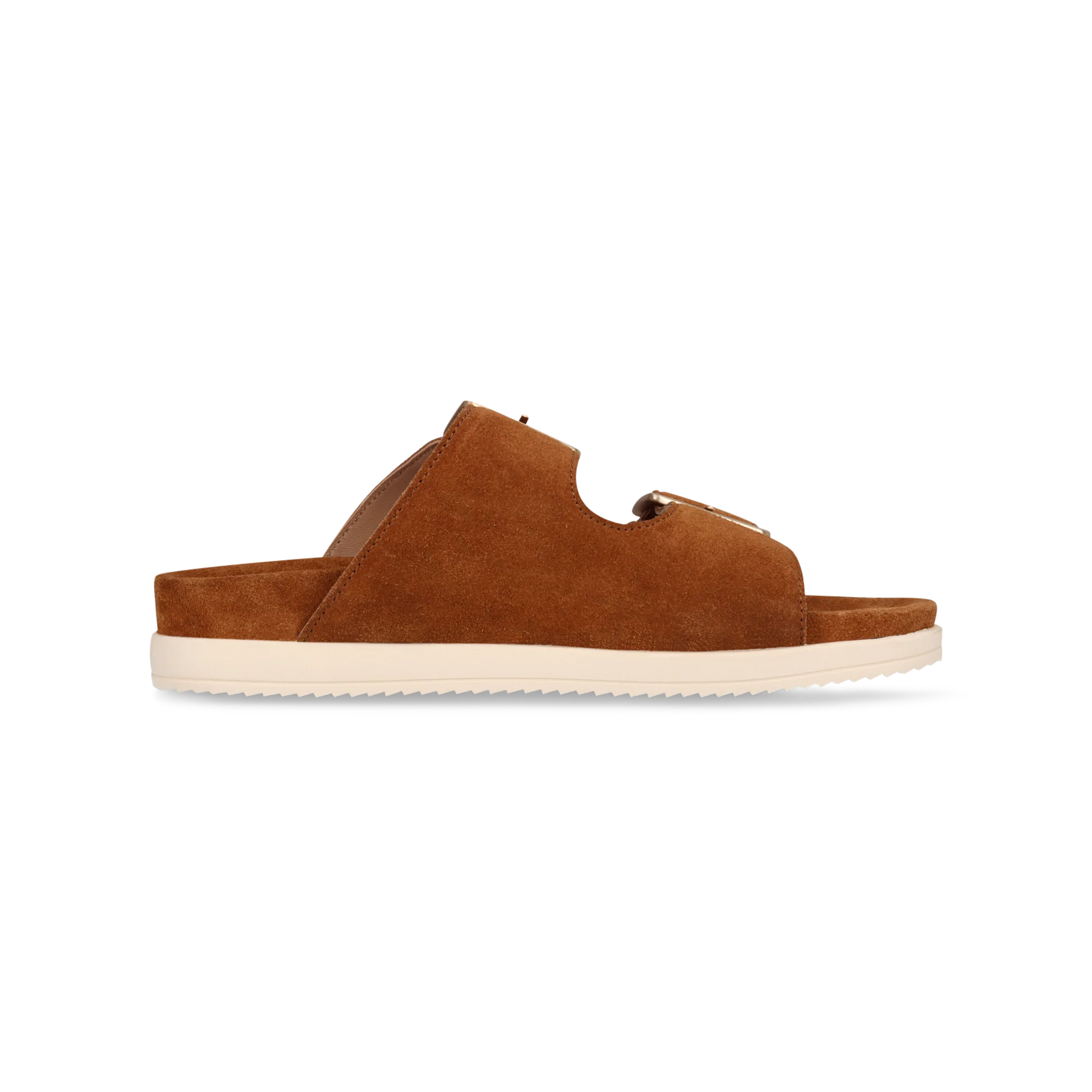 Leder Pantoletten Cognac - Image 3