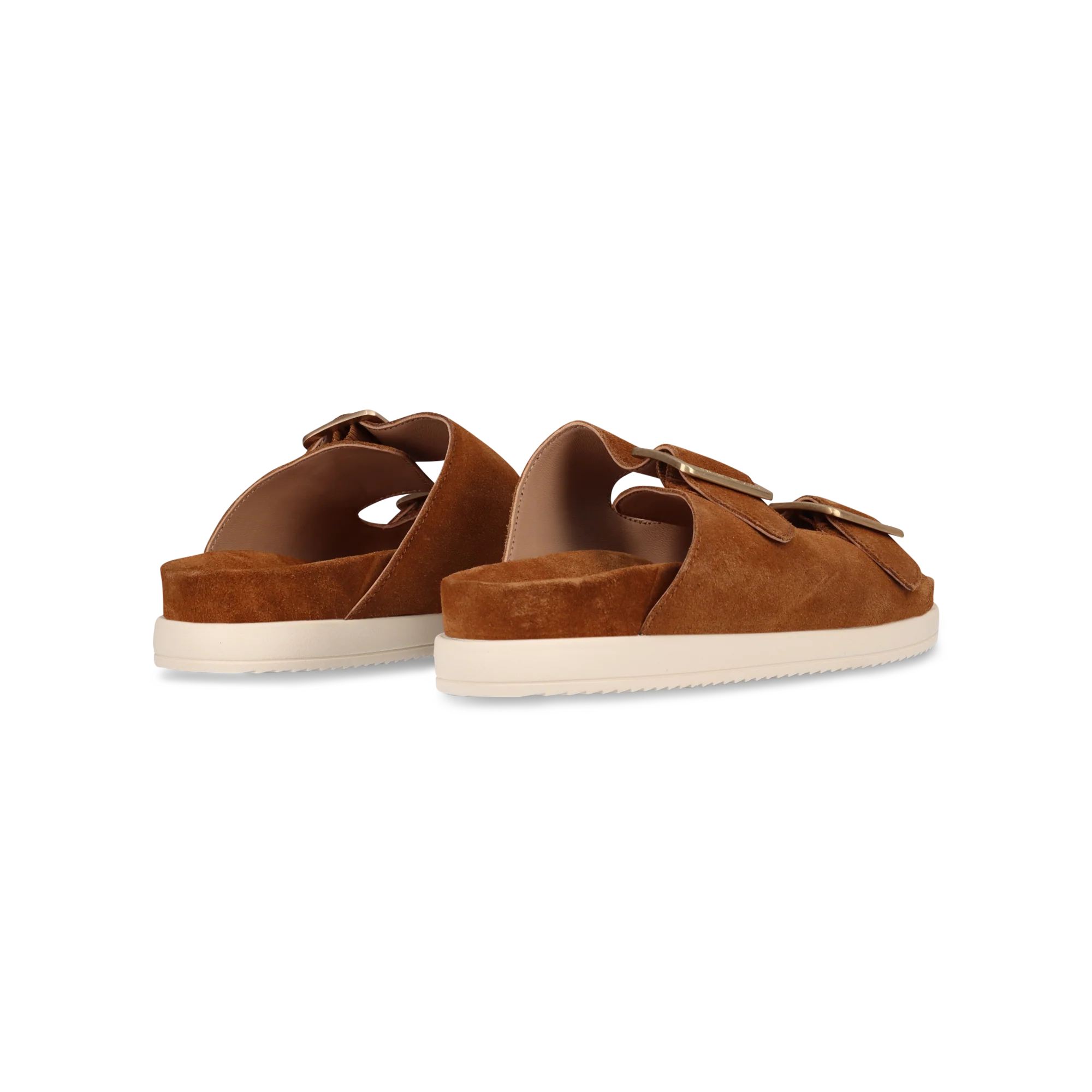 Leder Pantoletten Cognac - Image 4
