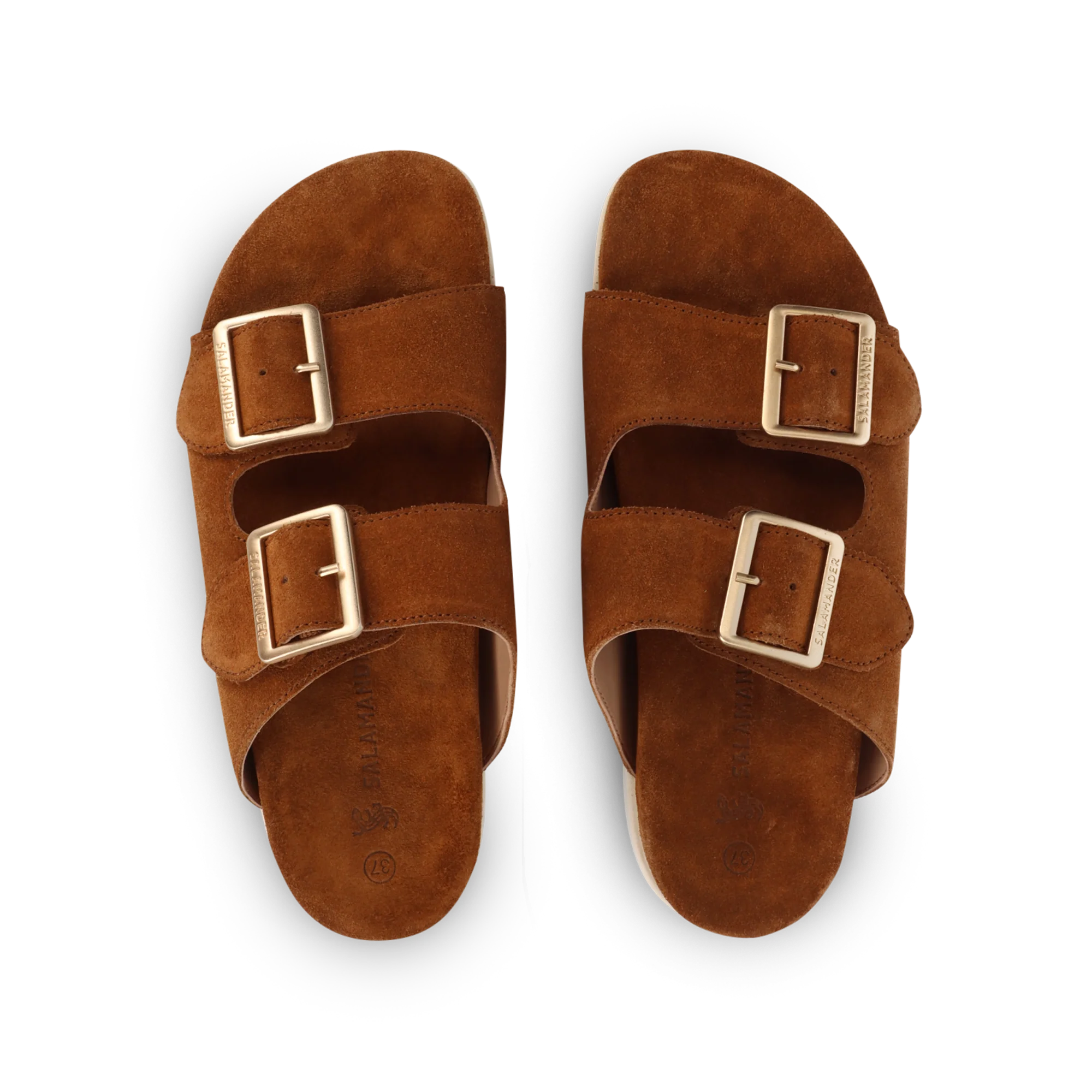 Leder Pantoletten Cognac - Image 6