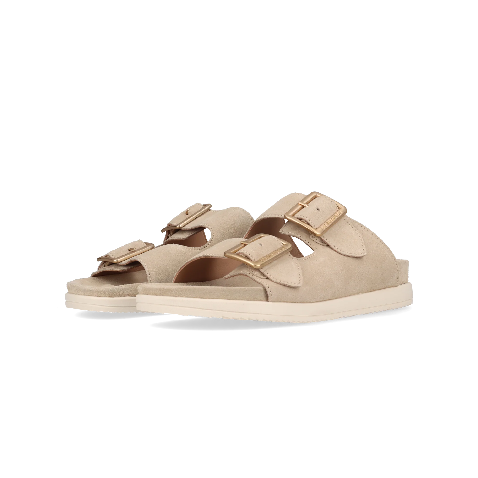 Leder Pantoletten Beige - Image 2