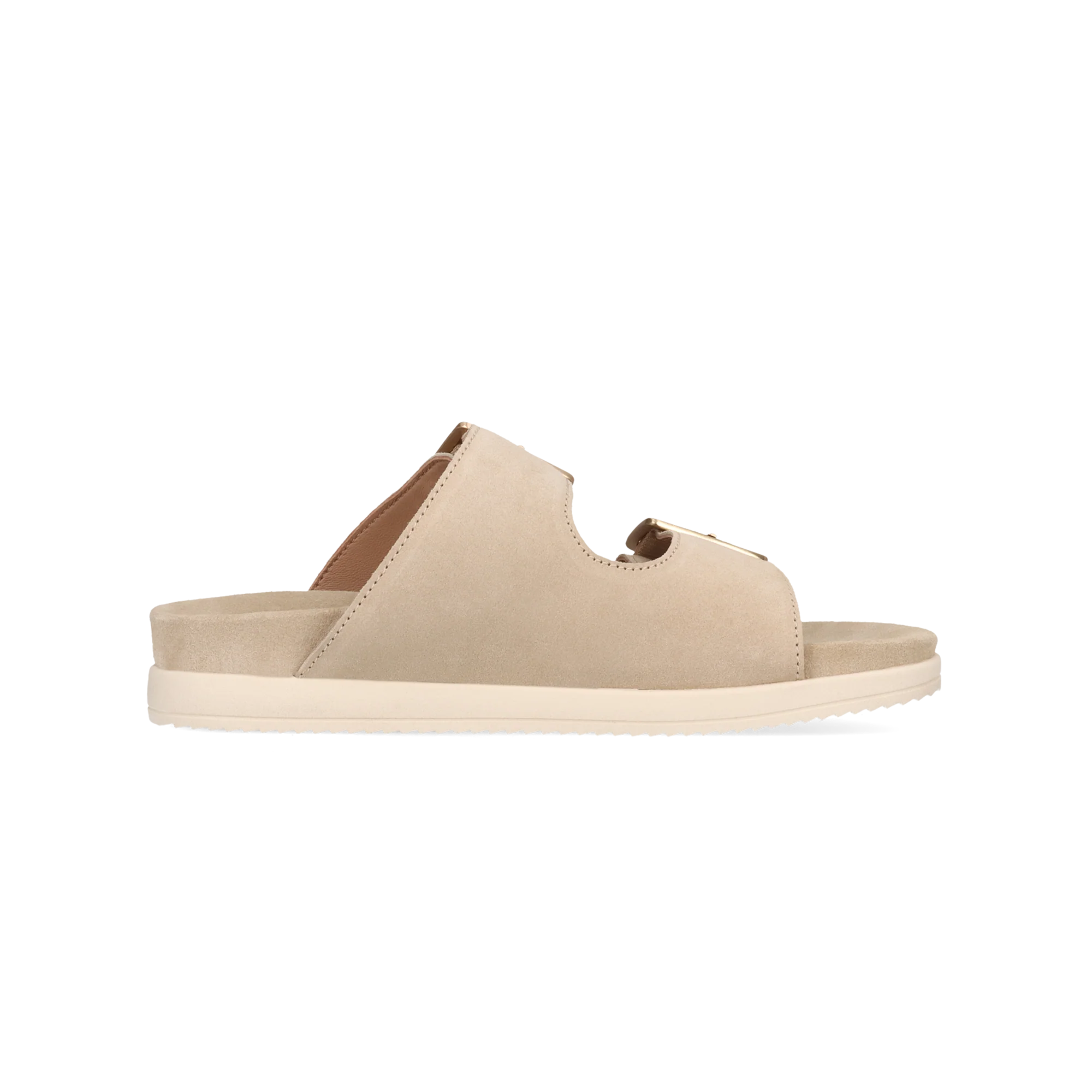 Leder Pantoletten Beige - Image 3