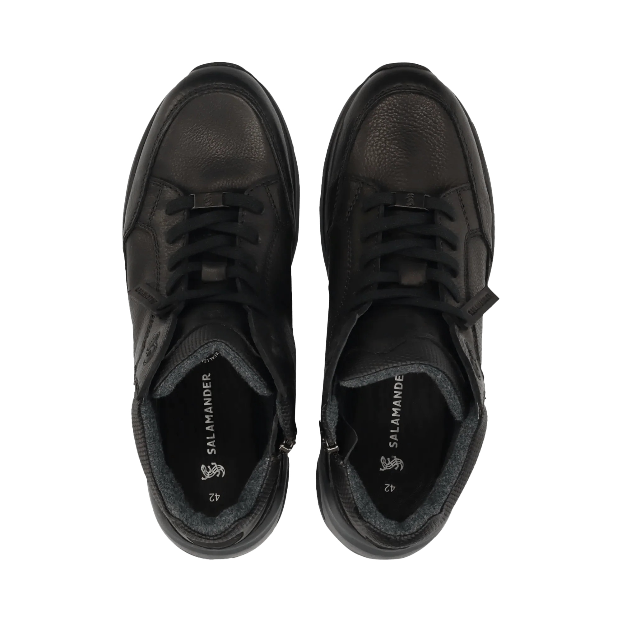 Leder Schnürstiefel Schwarz - Image 7