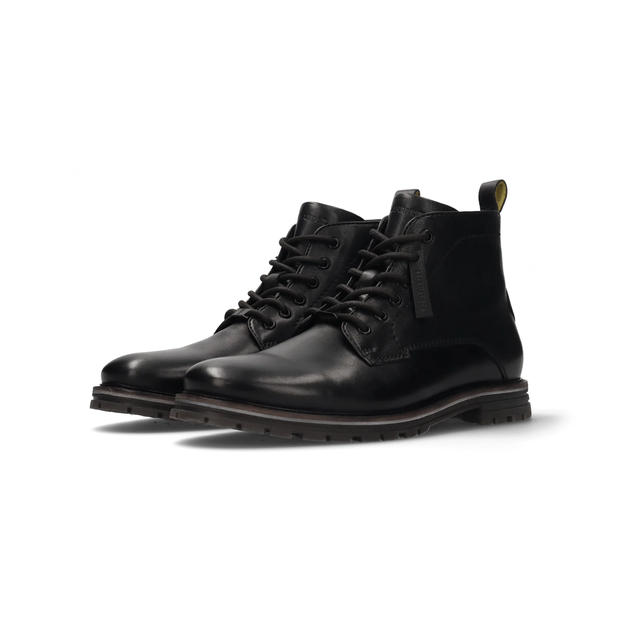 Leder Schnürstiefel Schwarz - Image 2