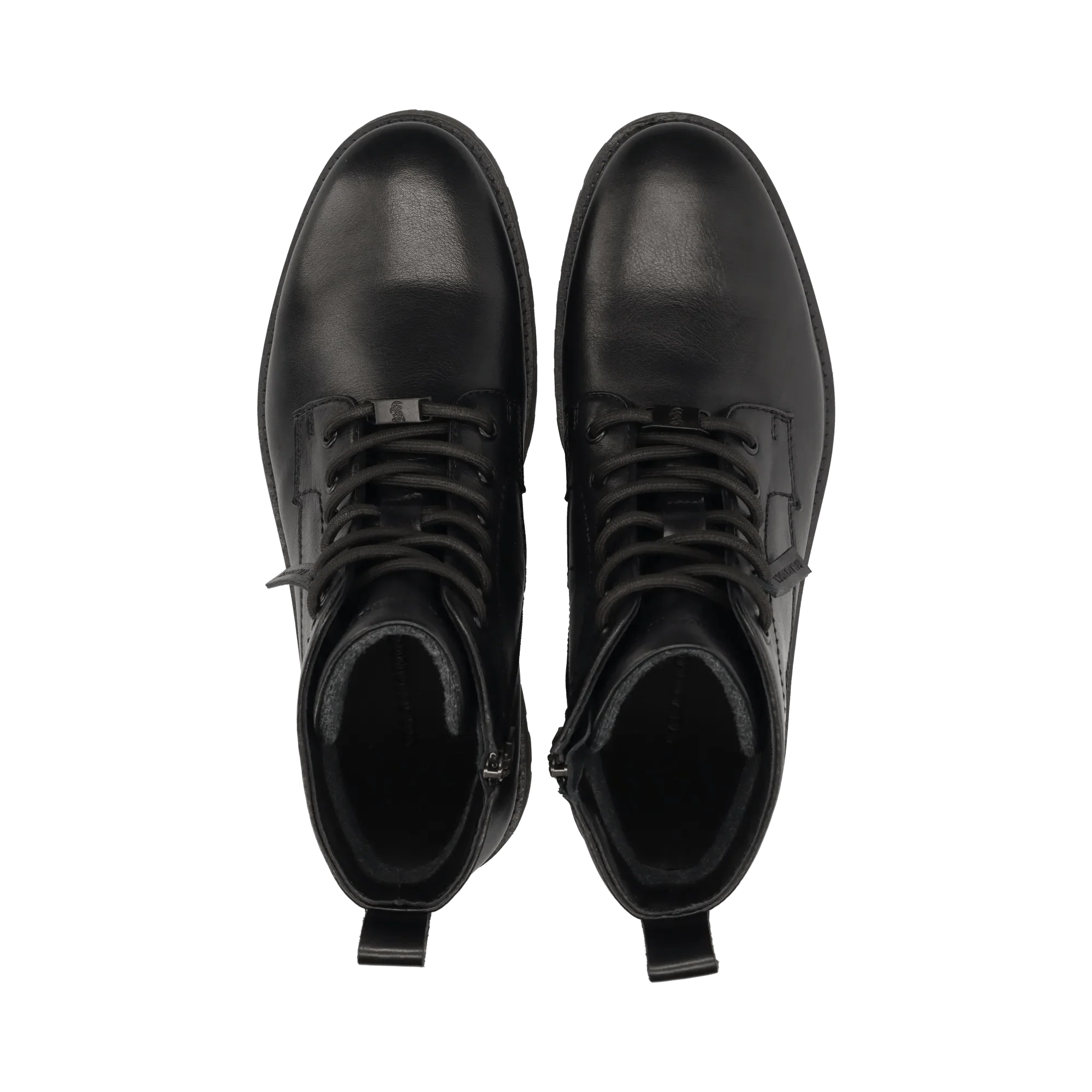 Leder Schnürstiefel Schwarz - Image 6