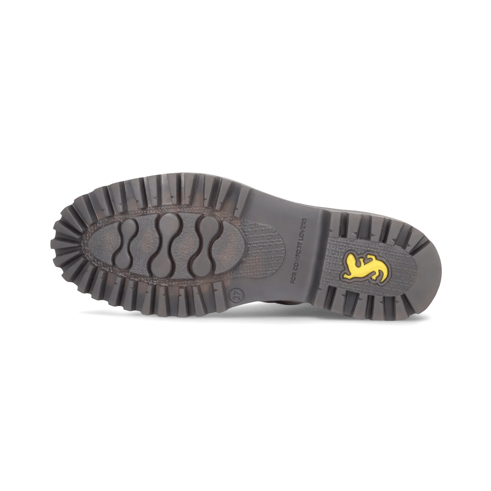 Leder Schnürstiefelette Bordeaux/Schwarz - Image 5