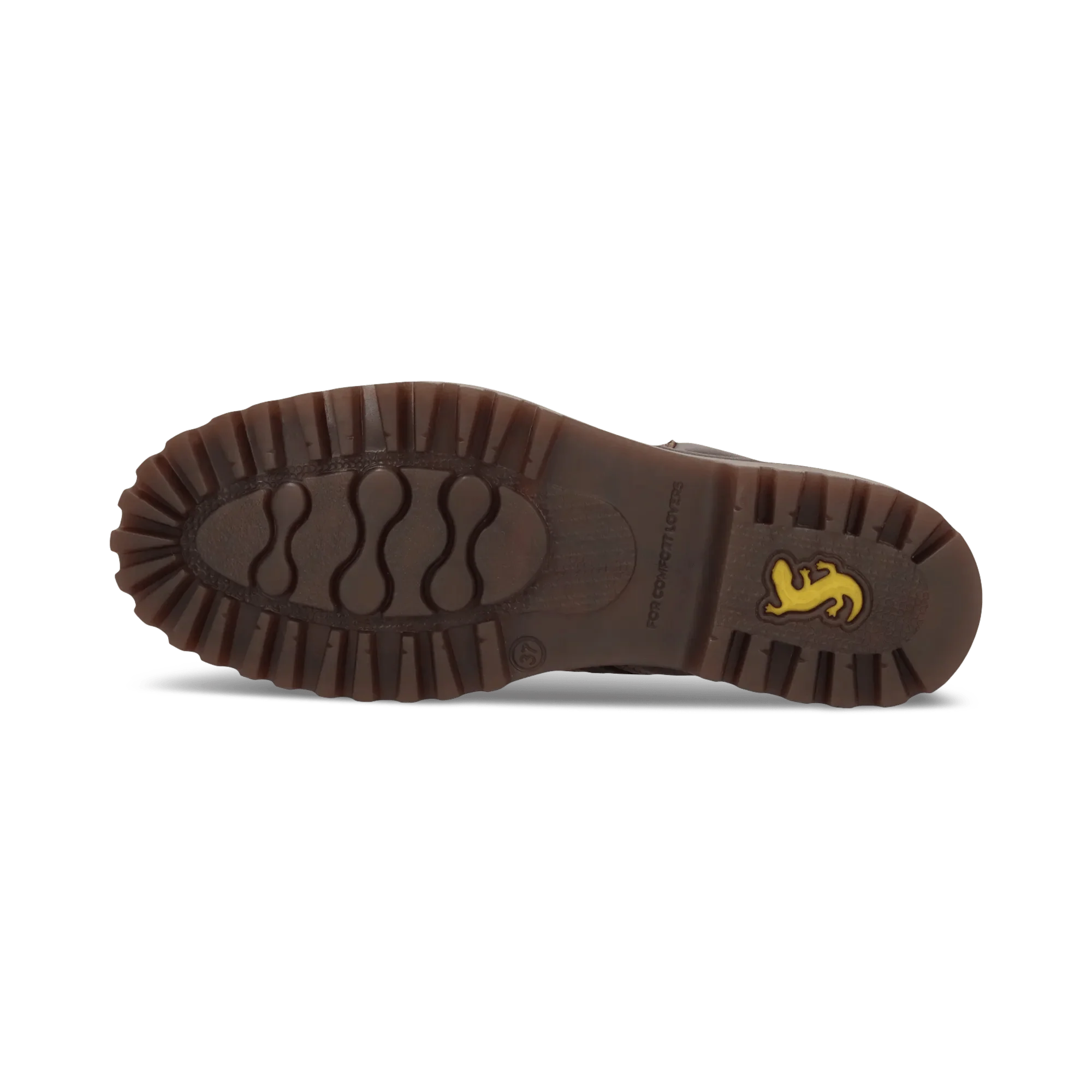 Leder Schnürstiefelette Braun/Dunkelbraun - Image 5