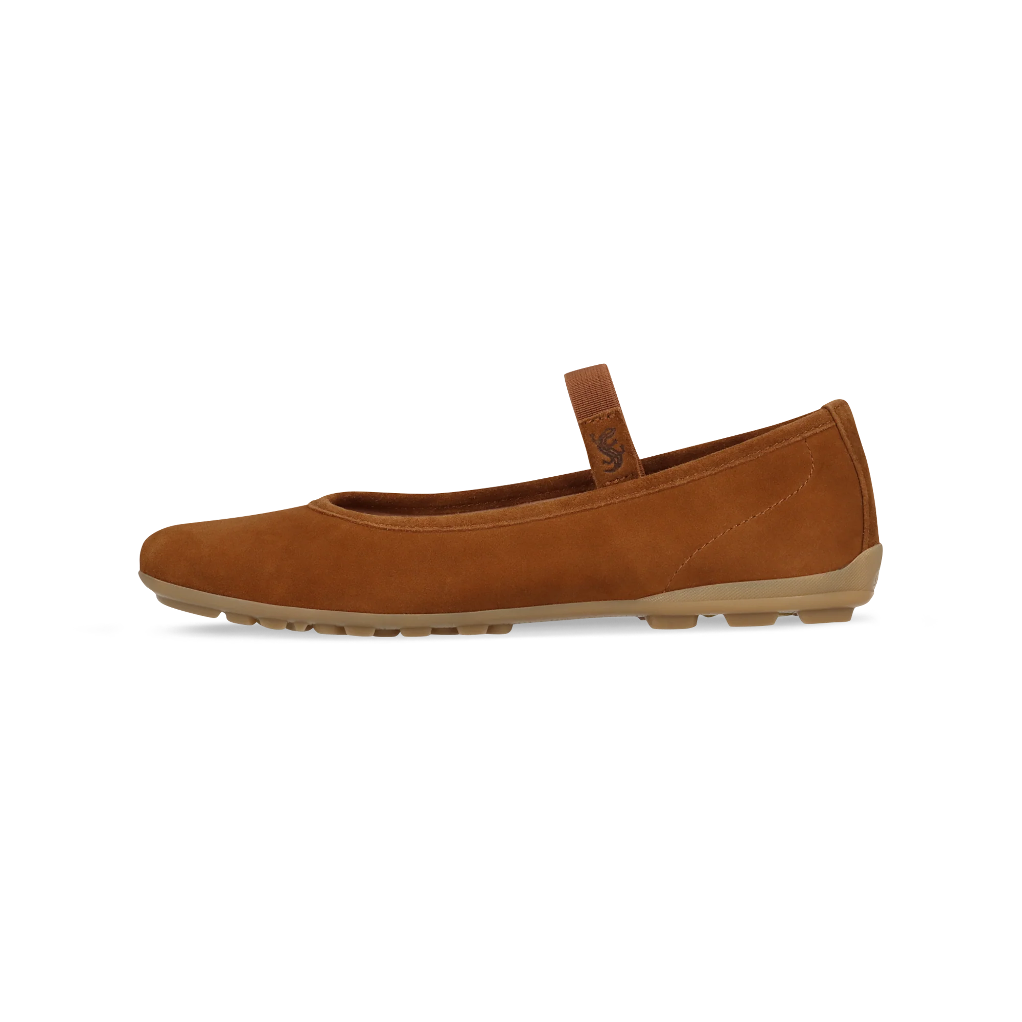 Leder Slip On Cognac