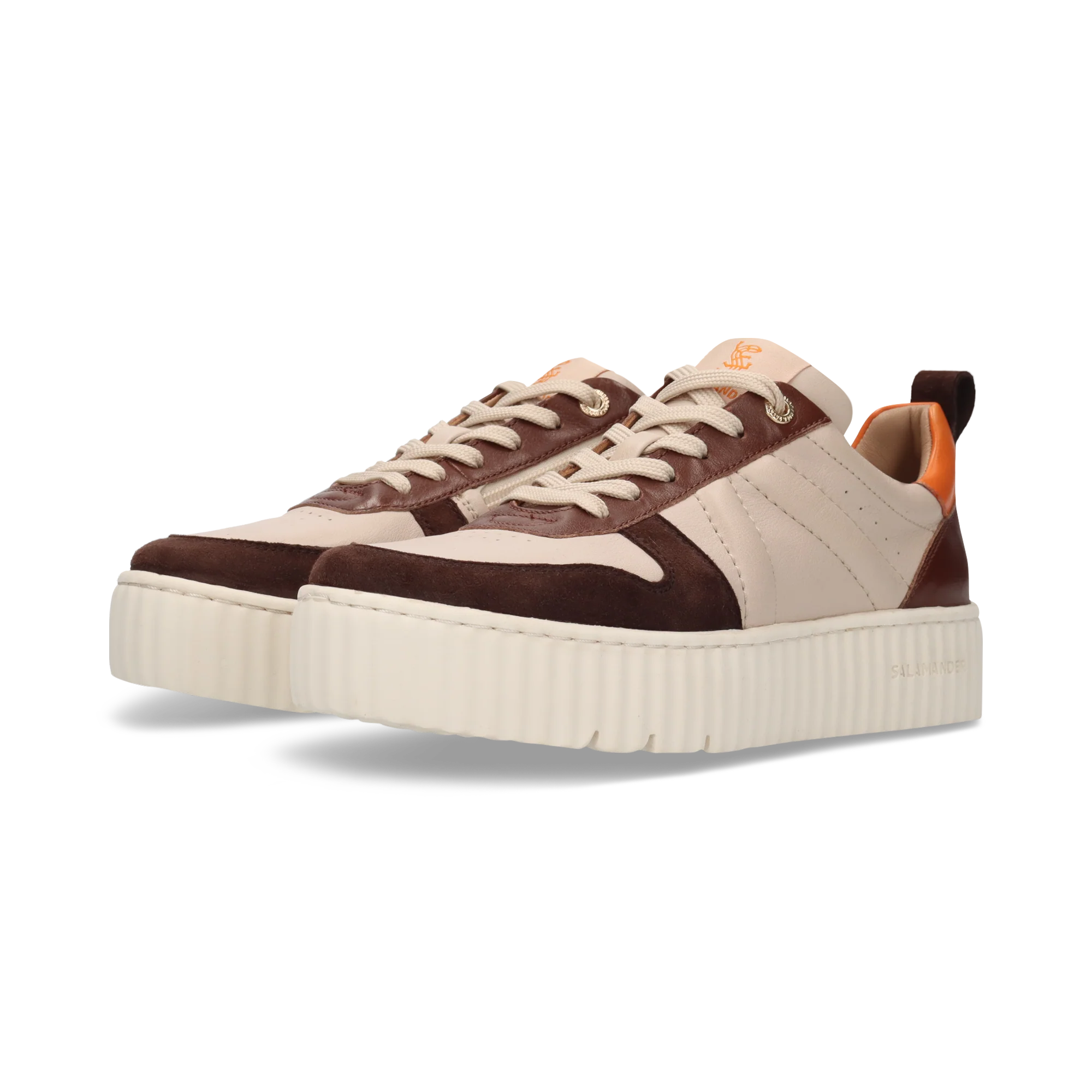 Leder Sneaker Beige/Multicolor - Image 2