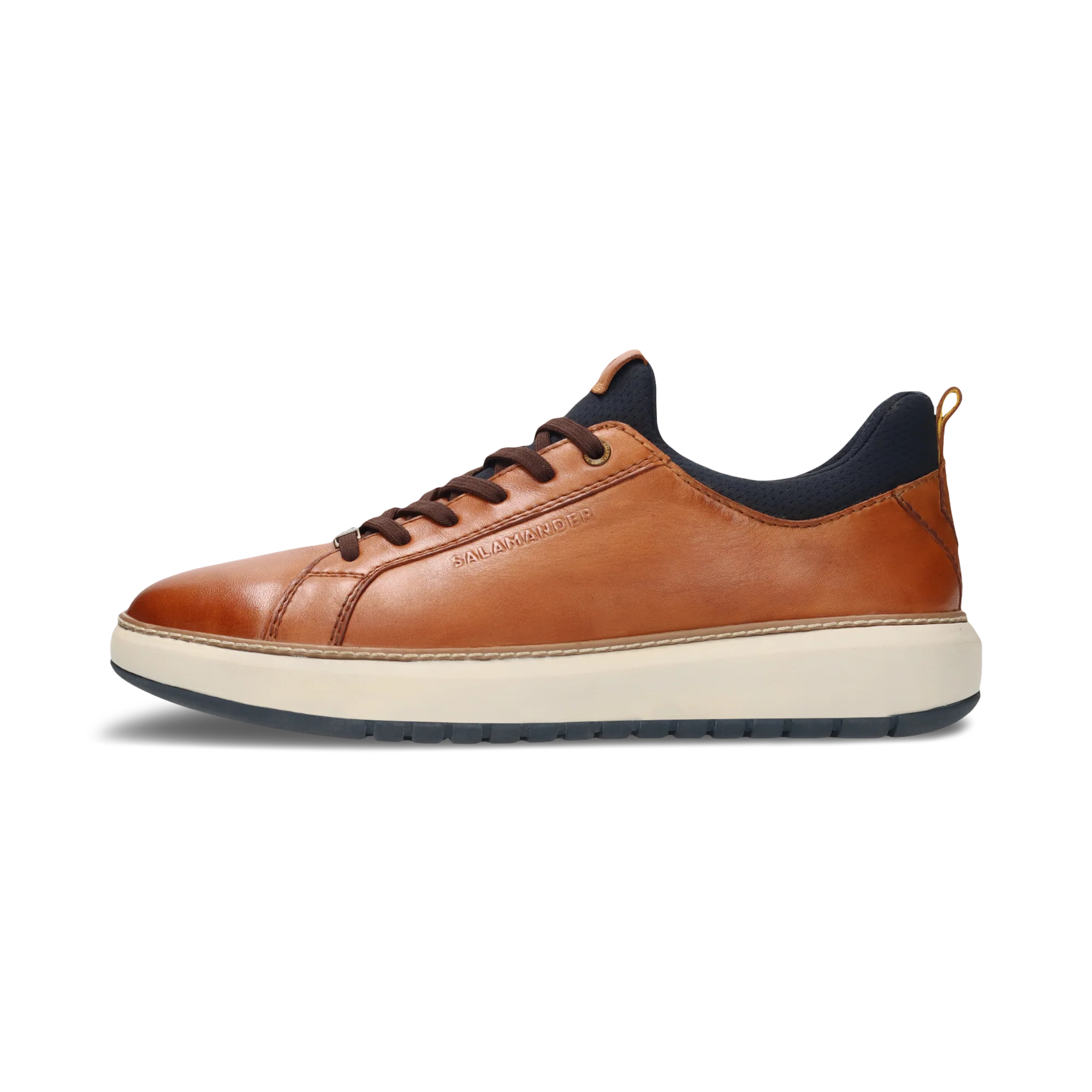 Leder Sneaker Cognac