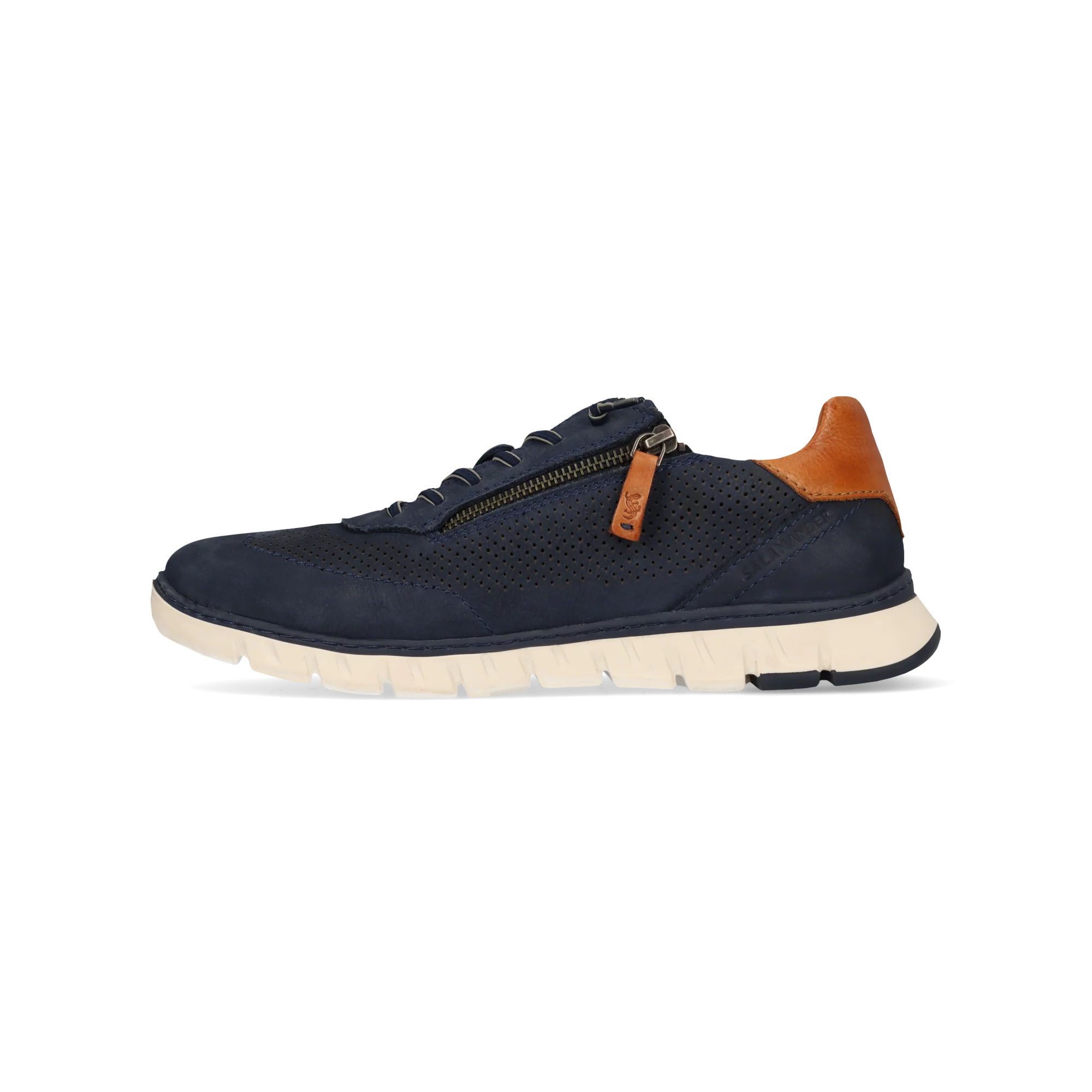 Leder Sneaker Blau