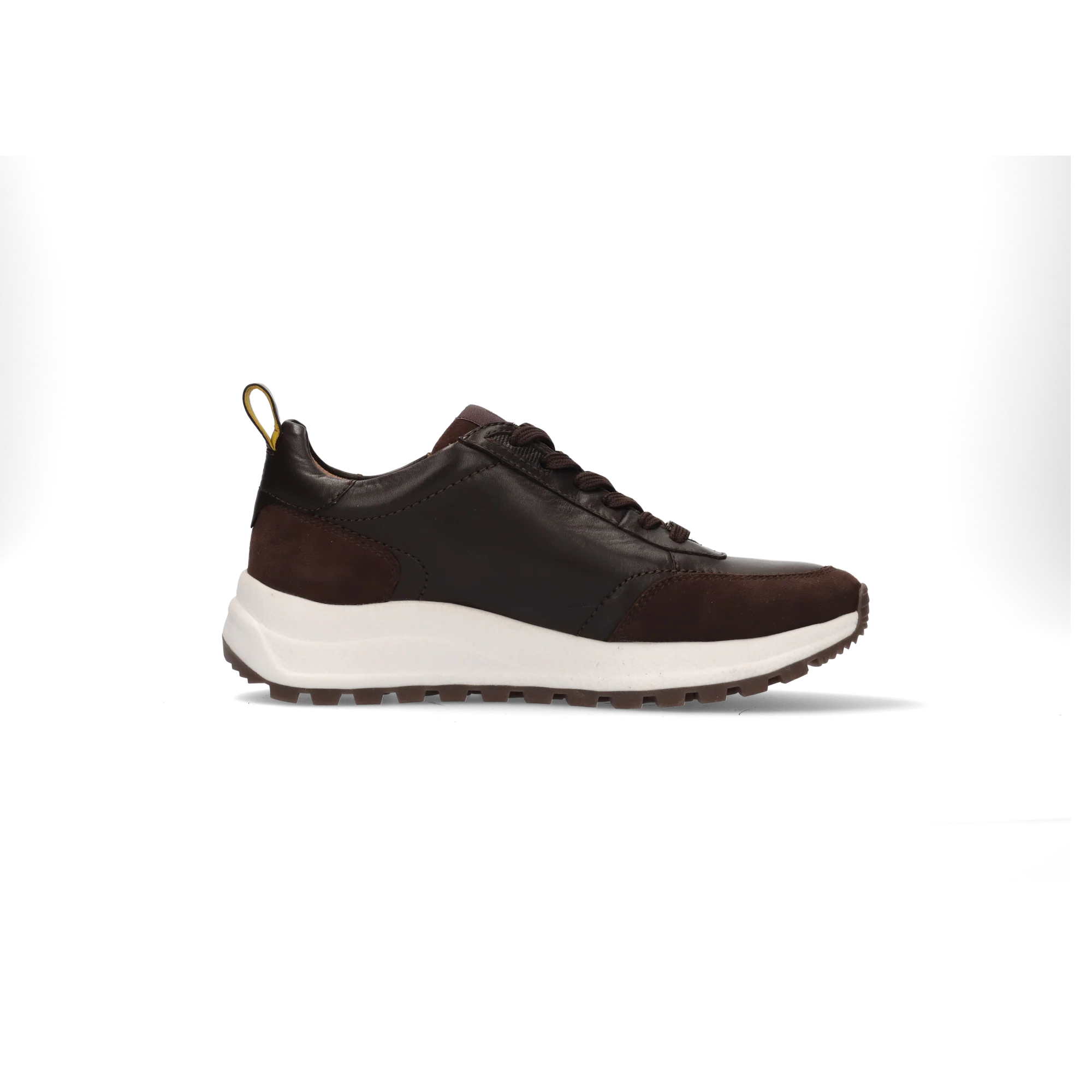 Leder Sneaker Dunkelbraun/Braun - Image 3