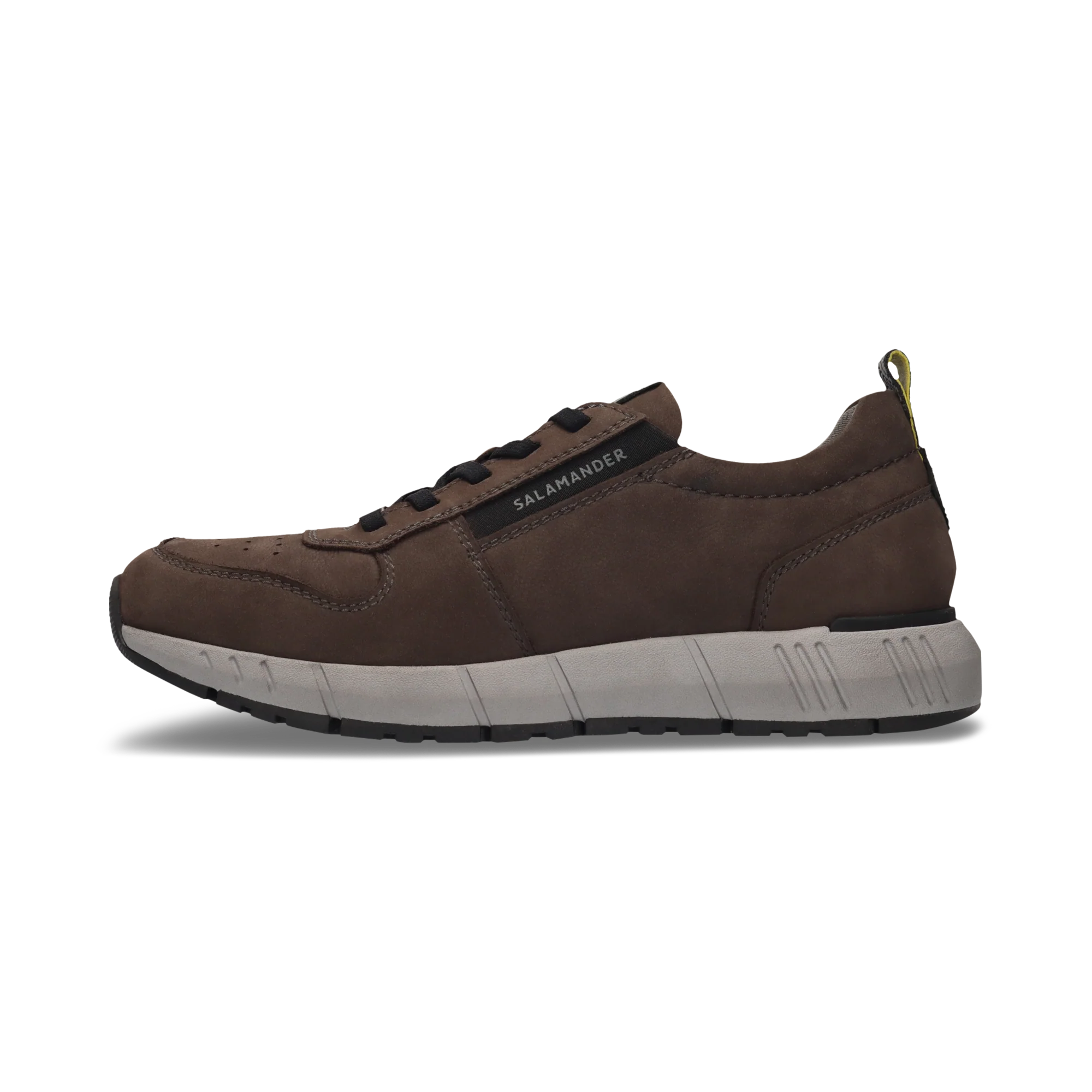 Leder Sneaker Dunkelgrau