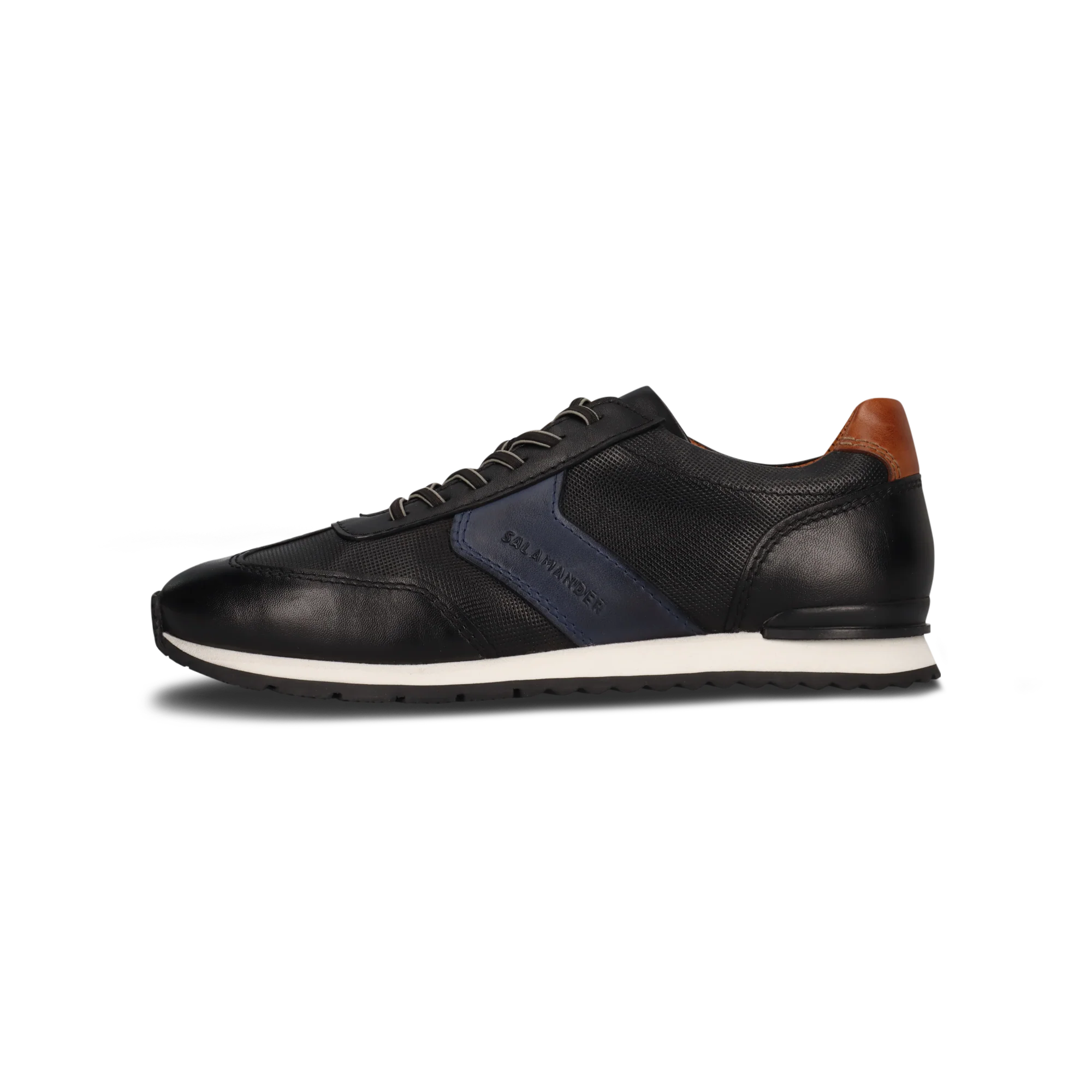 Leder Sneaker Schwarz