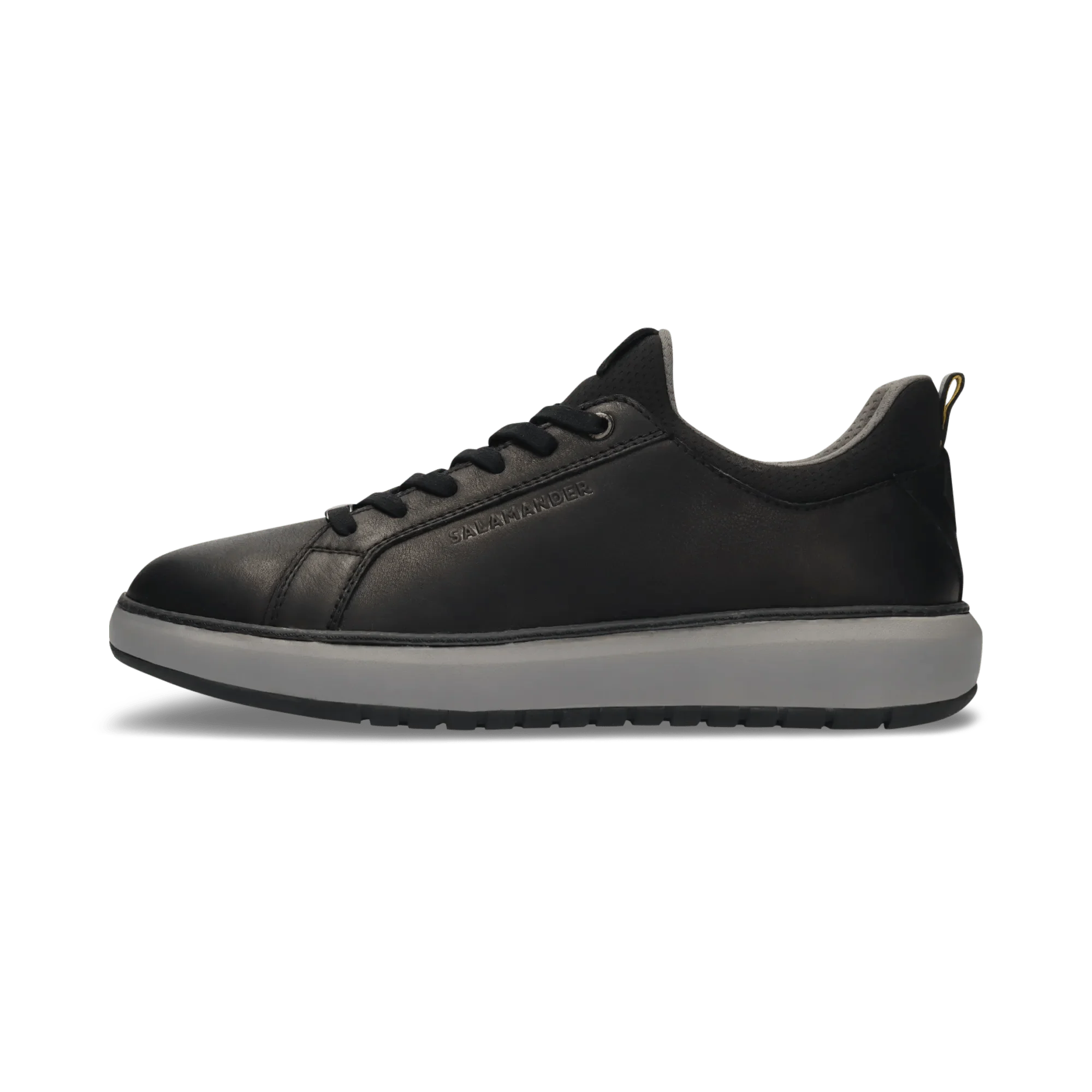 Leder Sneaker Schwarz