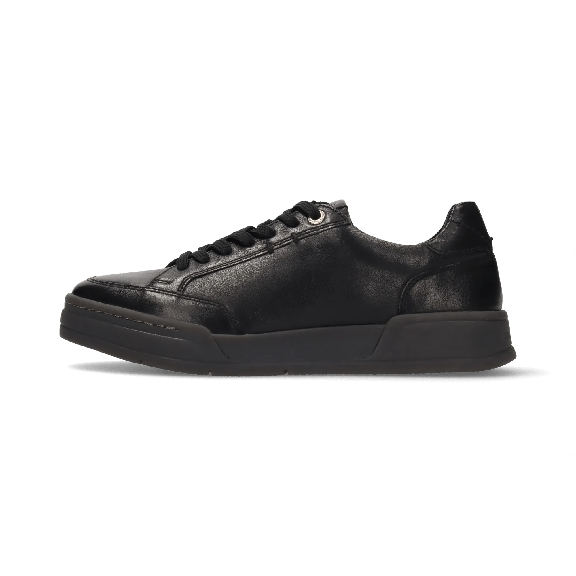 Leder Sneaker Schwarz